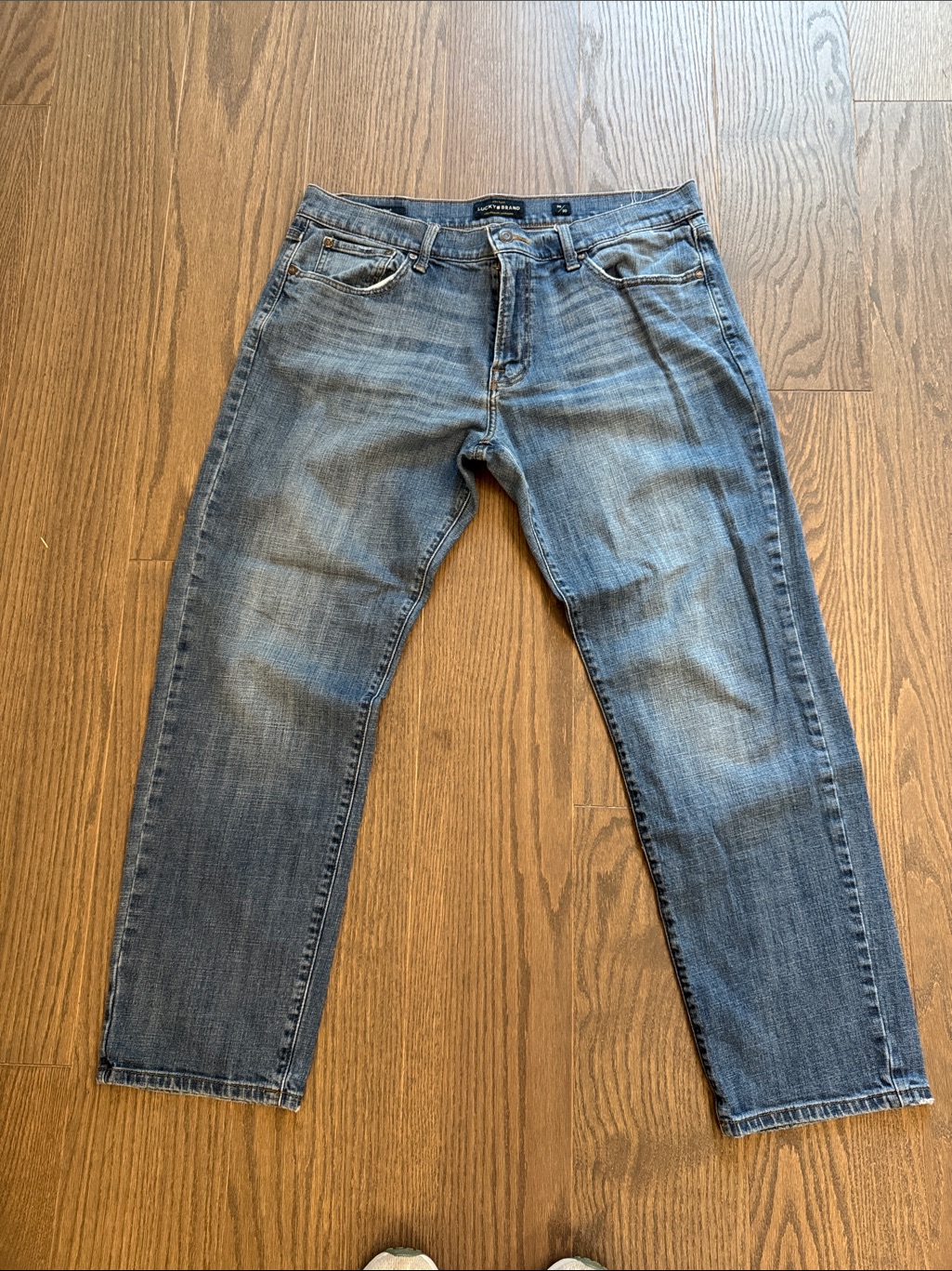 Lucky Brand Straight Leg Blue Denim Jeans
